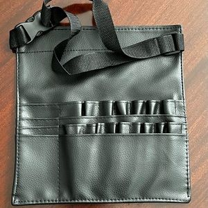 NWT Makeup Brush Apron Faux Leather